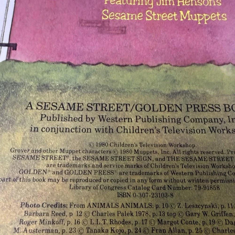 Sesame Street Book Lot 7 Vintage‎ Grover Big Bird Count Muppets 1970s 80s